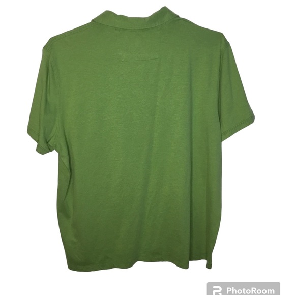 Banana Republic Men’s Polo Shirt - Green- Large. EUC - Picture 2 of 3